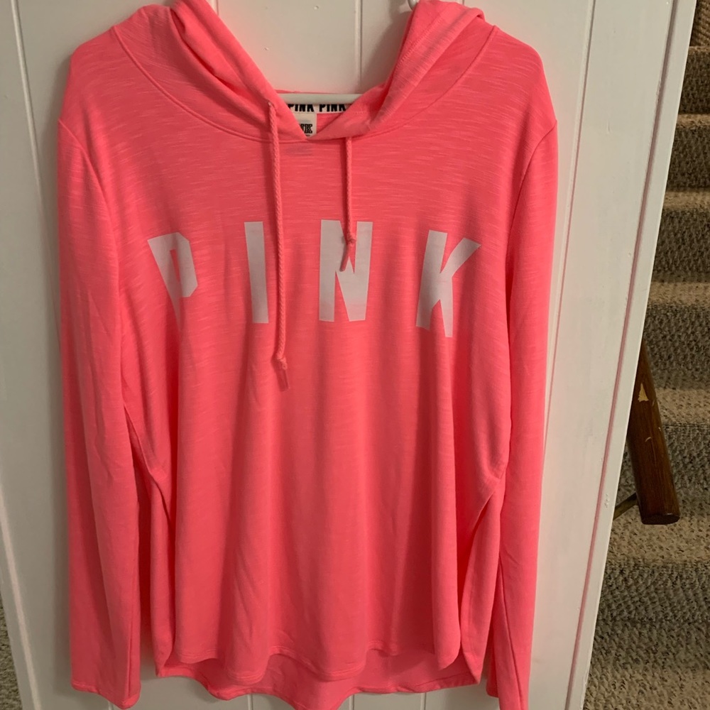 Bright love pink long sleeve shirt